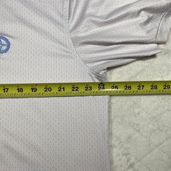 Peter Millar Summer Comfort Golf Polo Shirt Men's Sz L Drinks Cocktails Martinis - Picture 8 of 9